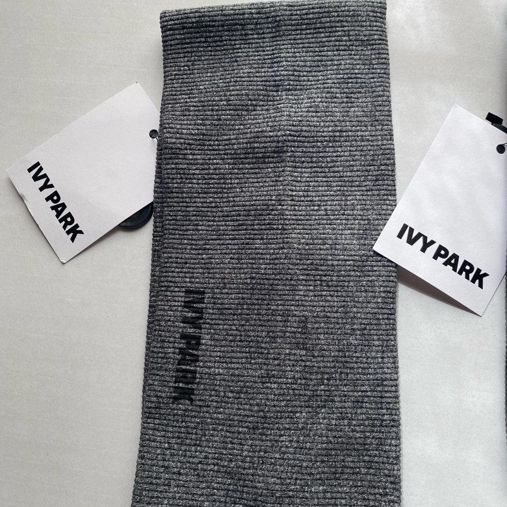New IVY PARK Gray Ribbed headband
